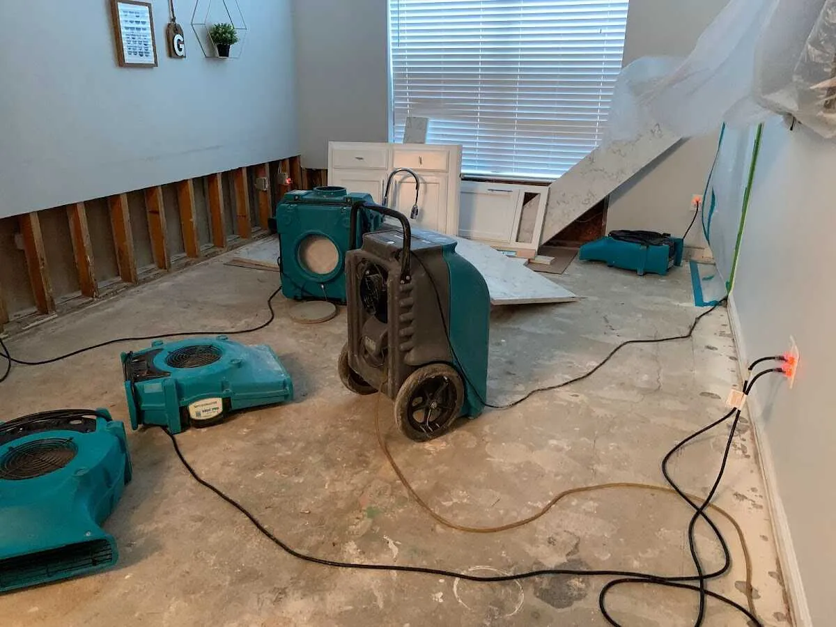 Dehumidifier in flood-cut room for Water Extraction & Removal in Fort Pierce North